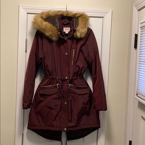 Mossimo Maroon Parka